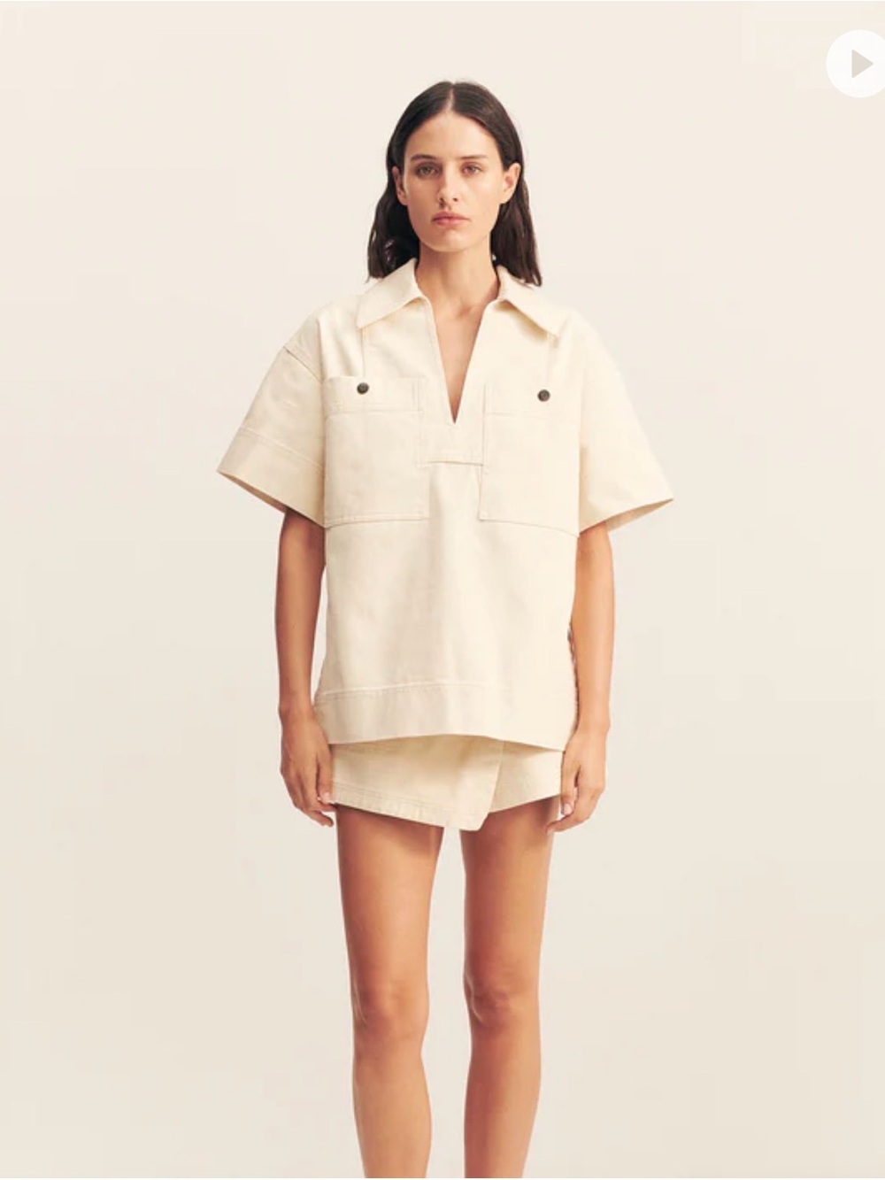 Shona Joy Pullover Top in Cream